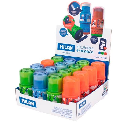 Milan Afilaborra Extension Serie Especial Ninjutsu C/Surtidos Caja Expositora 16 Ud