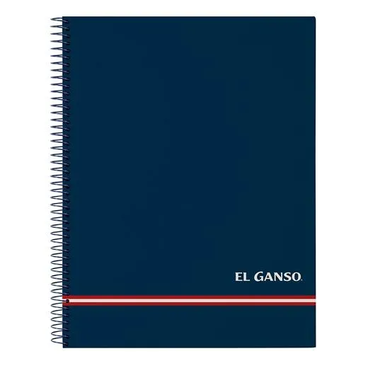 Safta Bloc Espiral A4 Micro 120H 5X5 T/Duras Forradas El Ganso "Classic"