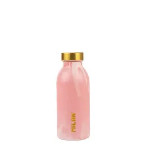 Milan Serie Lava Botella Isotermica 0.35L - Doble Pared de Acero Inoxidable - Liquidos Calientes hasta 12h, Frios hasta 24h - Color Rosa