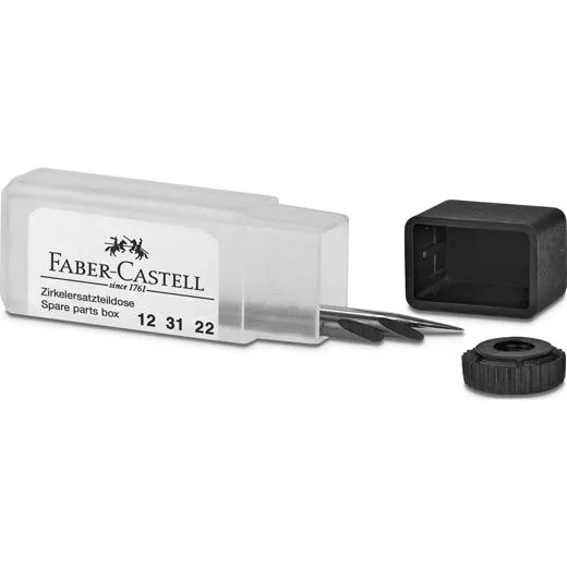 Faber Castell Caja De Piezas De Recambio Para Compás