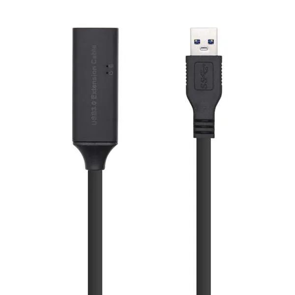 Aisens Cable Extensión USB 3.0 Prolongador Tipo A Macho a Tipo A Hembra 5 Metros