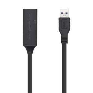 Aisens Cable Extensión USB 3.0 Prolongador Tipo A Macho a Tipo A Hembra 5 Metros