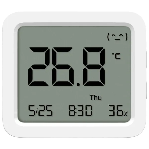 Xiaomi Mi Temperature And Humidity Monitor 3 Monitor De Temperatura Y Humedad Bluetooth - Temperatura 0 A 60ºc Y Humedad Del 0% Al 99% Rh - Fecha Y Hora - Color Blanco