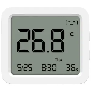 Xiaomi Mi Temperature and Humidity Monitor 3 - Bluetooth, 0 a 60ºC, 0% a 99% RH, Blanco