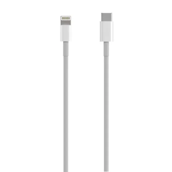 Aisens Cable Lightning A Usb-C Usb 2.0, Lightning/M-Usb-C/M - 0.5M - Color Blanco