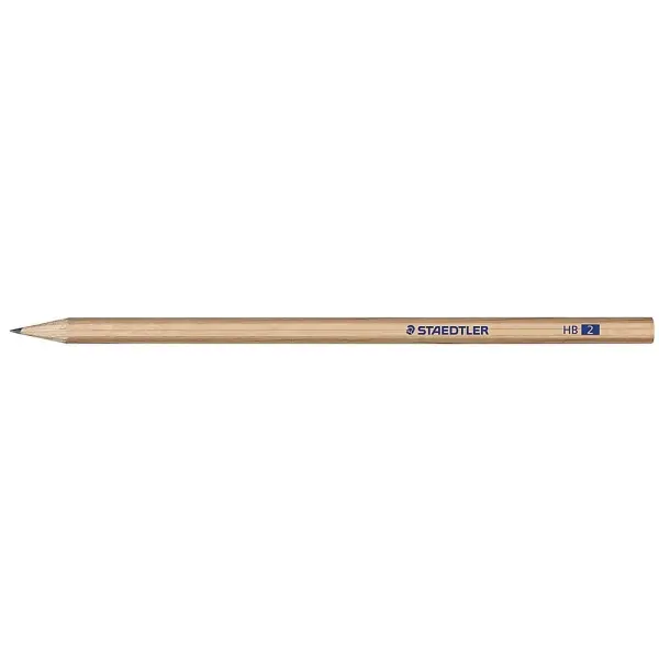 Staedtler Noris Natural 130 Lápiz de Grafito Hexagonal HB - Madera Certificada FSC