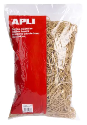 Apli Goma Elástica Marrón Caucho 120x2mm 1kg