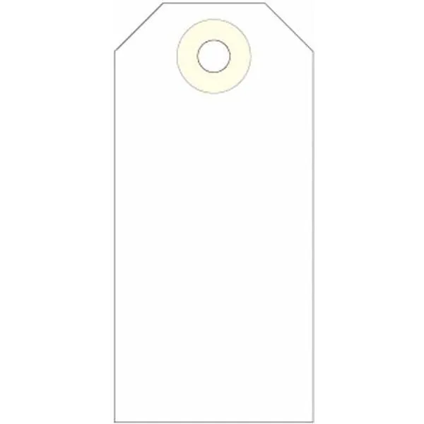 Apli Pack de 1.000 Etiquetas con Arandela 120x57mm - Cartulina de 160g/m² - Arandela Reforzada - Color Crema