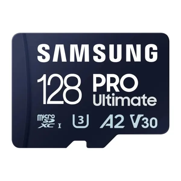 Samsung MicroSDHC PRO Ultimate 128GB U3 V30 A2 4K Memory Card