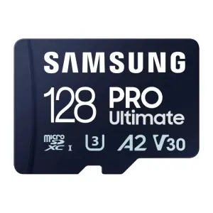 Samsung MicroSDHC PRO Ultimate 128GB U3 V30 A2 4K Memory Card
