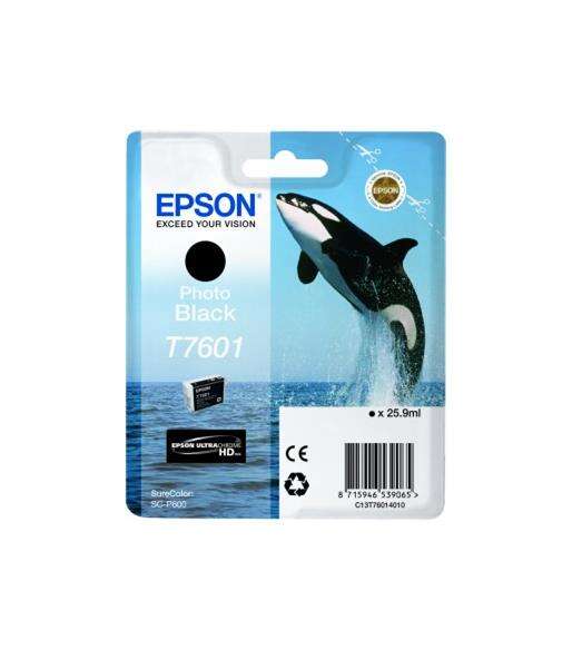 Epson T7601 Negro Photo Cartucho De Tinta Original - C13T76014010