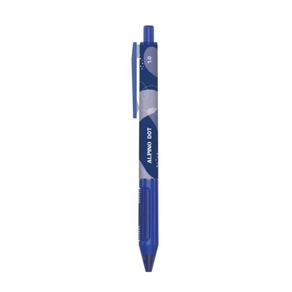 Alpino Bolígrafo Retráctil 1mm Punta Suave Color Azul