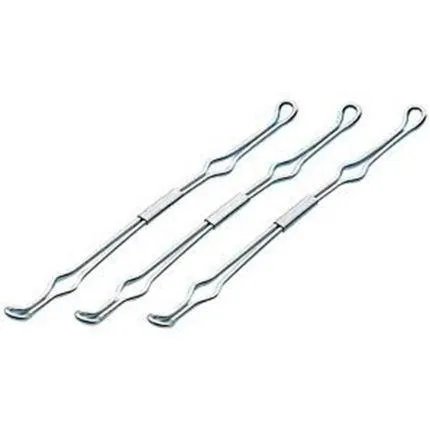 Esselte Compresores Metálicos Para Carpetas De Anillas -Bolsa 10U-