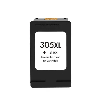 HP 305XL Negro Cartucho de Tinta Remanufacturado - Muestra Nivel de Tinta