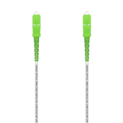 Aisens Cable Fibra Óptica G657A2 3.0 9/125 SMF Simplex SC/APC a SC/APC 1.0M LSZH