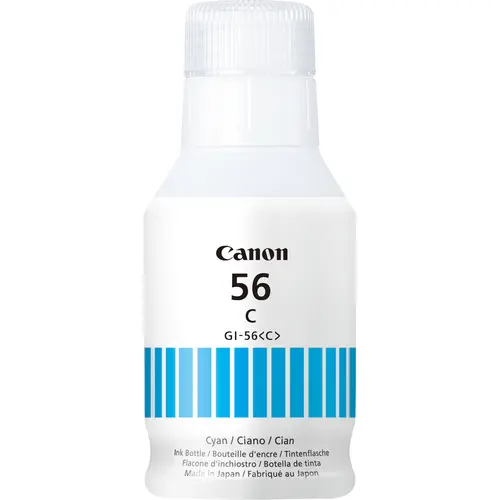 Canon Botella de Tinta Original GI56 Cyan - GI56C/4430C001