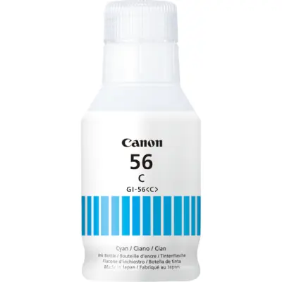 Canon Botella de Tinta Original GI56 Cyan - GI56C/4430C001