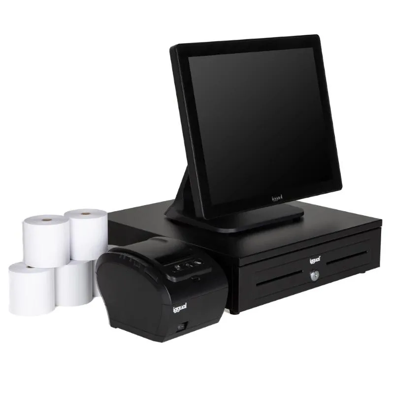 Iggual Pack Completo Tpv 17 N100 Tp8002 Iron-Hd