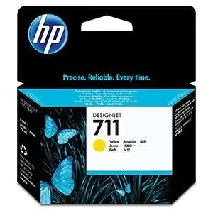 HP Tinta Amarillo Nº 711 para DesignJet T120/T520