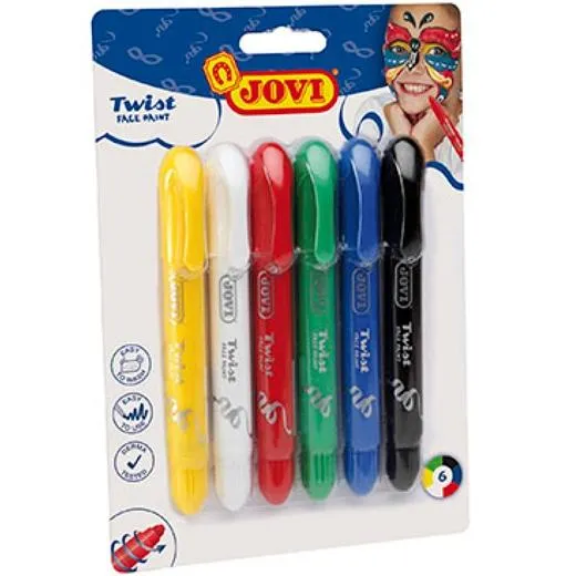 Jovi Pack 6 Barras Maquillaje Twist En Stick C/Surtidos