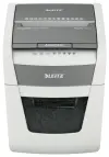 Leitz IQ Autofeed 50X P4 Destructora Automática de Papel, Corte en Partículas P-4, 50 Hojas, 20L, Blanco/Gris
