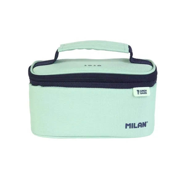 Milan Bolsa Isotérmica Porta Alimentos 1,5L con Recipiente - Color Verde