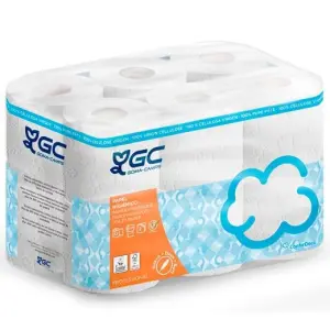 GC Papel Higiénico Doble Capa 200/22,4M Pack 12 Rollos Blanco FSC
