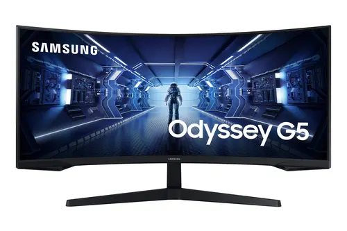 Monitor 34" Curvo Dp Hdmi Samsung Lc34G55Twwpxen Odyssey G5 Wqhd 3440X1440 165Hz 1Ms 1000R Negro