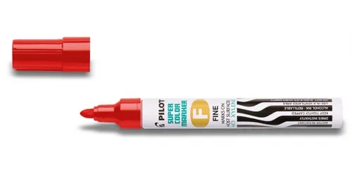 Pilot Marcador Permanente SCA-F Recargable Rojo