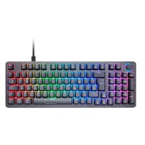 Mars Gaming Teclado MKPROYES Silent Switch RGB Negro