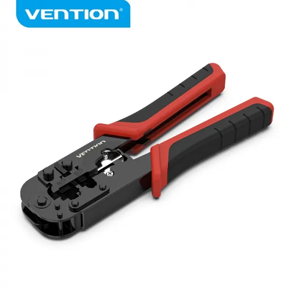 Vention Crimpadora Metálica RJ45 Color Negro y Rojo