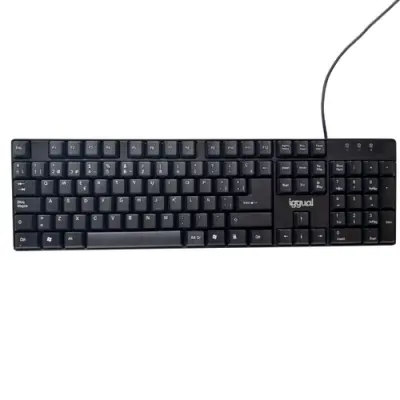 iggual Teclado USB Estándar CK-FRAMELESS-105T