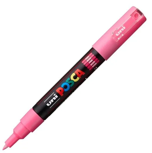 Posca Marcador  Pc-1M No Permanente Punta Fina 0.7-1Mm Rosa