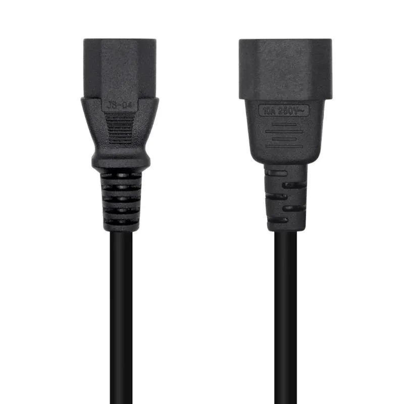Aisens Cable Alimentación C13/H-C14/M Negro 1.5M