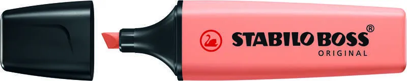Stabilo Marcador Fluorescente Boss Original Melocotón Pastel