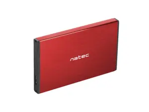 NATEC Rhino GO Carcasa Para Disco Duro/SSD 2.5" Rojo