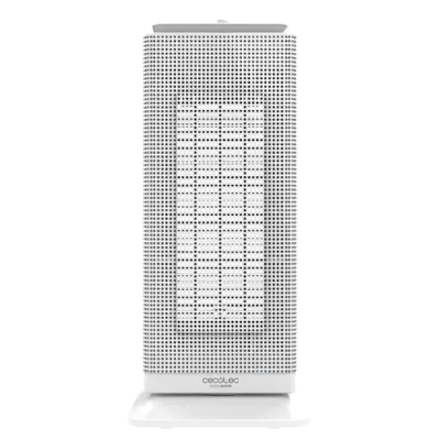 Cecotec Calefactor Eléctrico Interior Acero Inoxidable 2000 W Blanco