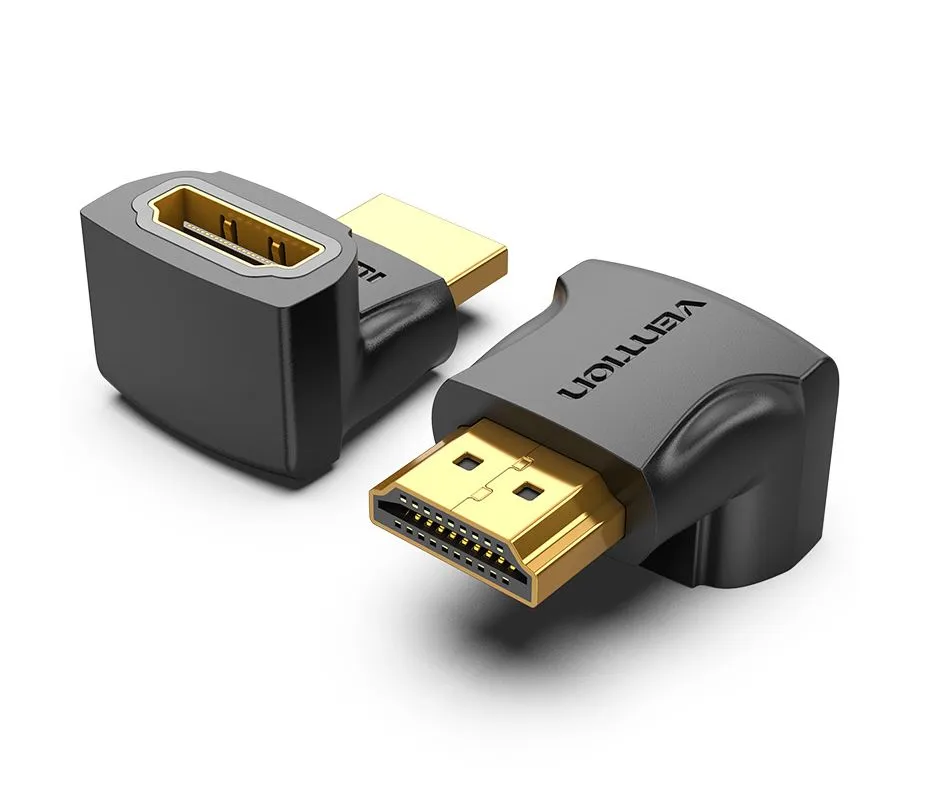 Vention Adaptador HDMI Macho a Hembra 270º 4K Negro