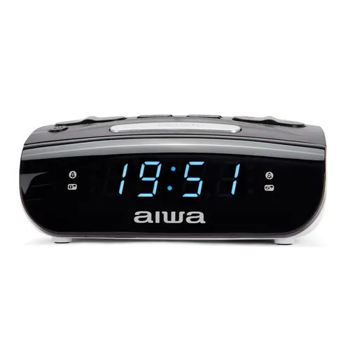 Aiwa CR-15BK Radio Despertador Doble Alarma FM