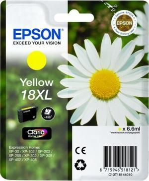 Epson Tinta Amarillo Expression Home Xp-102/205/215/305/405 - Nº18Xl