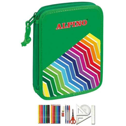 Alpino Plumier Doble Colors En Blíster Material Incluído