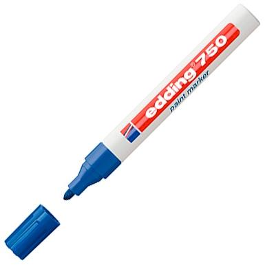 Edding Marcador Permanente 750 Tinta Opaca Azul