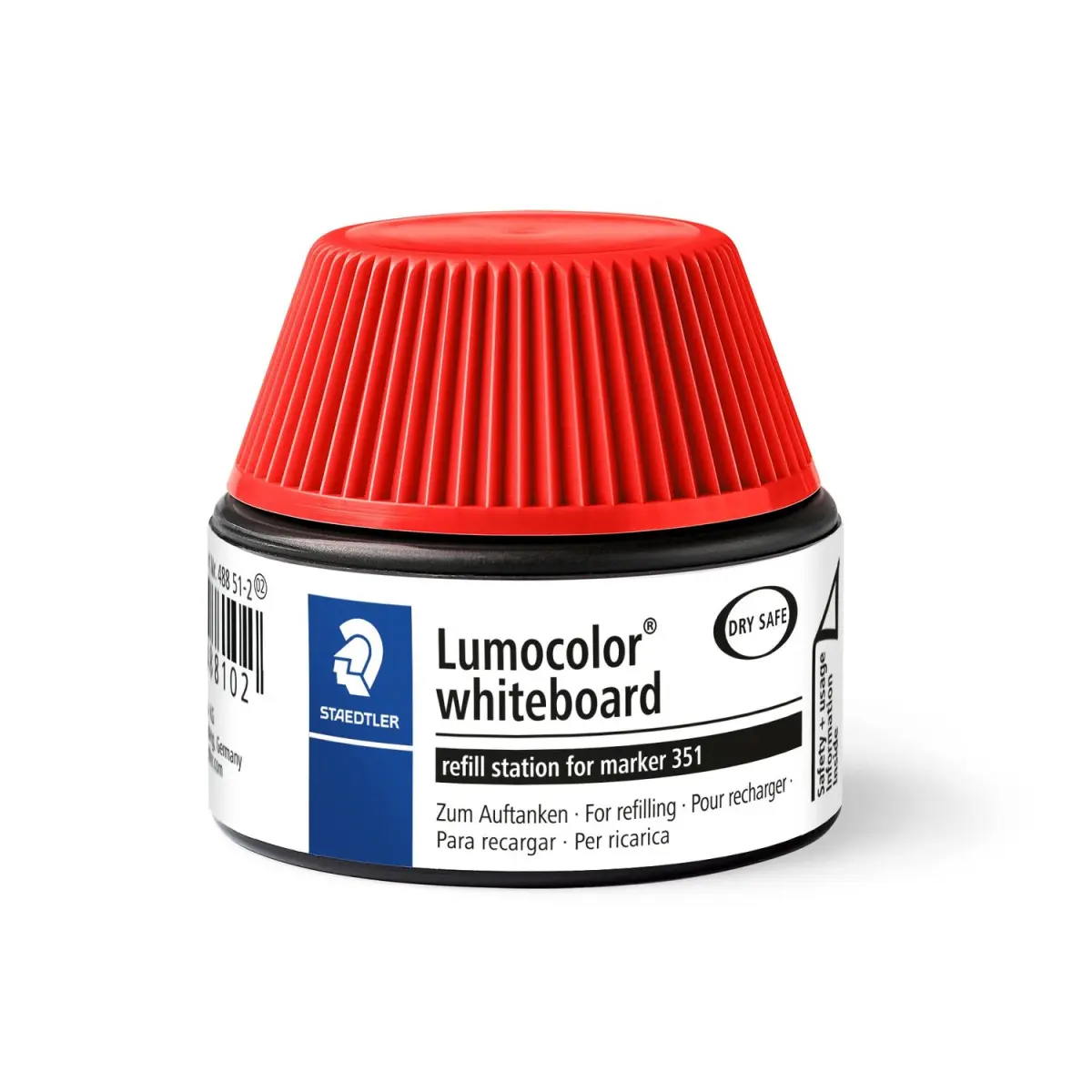 Staedtler Bote de Tinta para Rotulador Lumocolor 351 - 30ml - Color Rojo