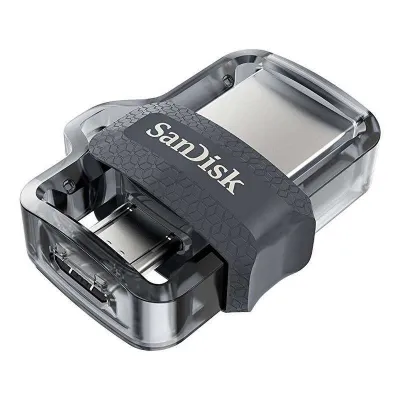 SanDisk Ultra Dual Drive M3.0 USB 3.0 y Micro USB 64GB - Hasta 150MB/s Lectura