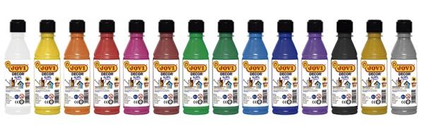 Jovi Pintura Plástica Jovidecor Acryl Botella De 250Ml Naranja