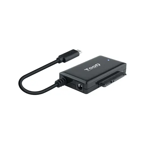 Tooq Adaptador USB 3.0 USB-C a SATA para Discos Duros de 2.5” y 3.5”