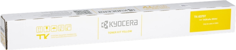 Kyocera Tk8375 Amarillo Cartucho De Toner Original - 1T02Xdanl0/Tk8375Y