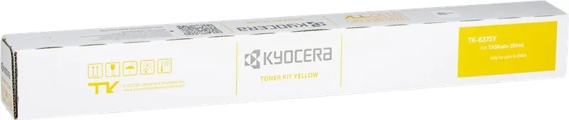Kyocera Tk8375 Amarillo Cartucho De Toner Original - 1T02Xdanl0/Tk8375Y
