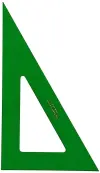 FABER CASTELL CARTABÓN SIN GRADUAR 12CM VERDE