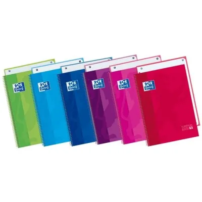 Oxford Cuaderno Classic Europeanbook 1 Write & Erase 80H A4+ 5x5mm Microperforado T/Extradura